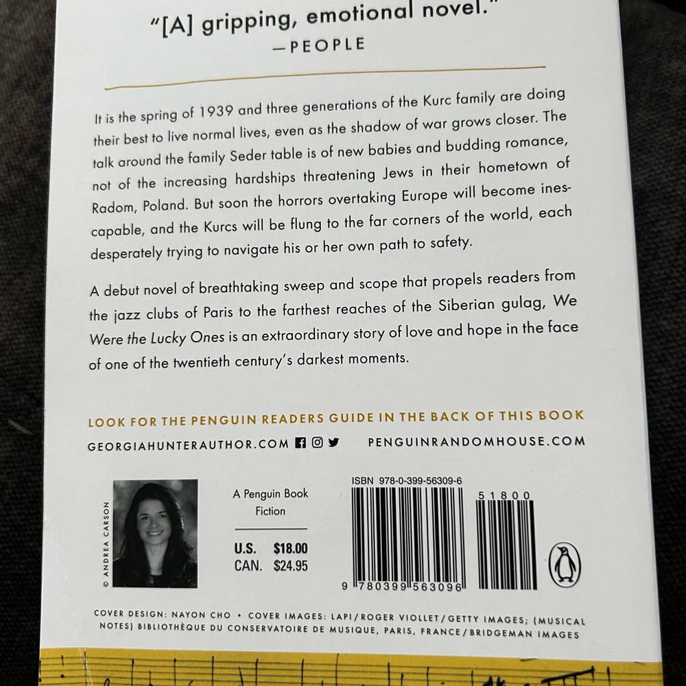Novel - We Were the Lucky Ones - Picture 2 of 3